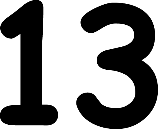 Thirteen